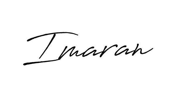 Create a beautiful signature design for name Imaran. With this signature (Antro_Vectra_Bolder) fonts, you can make a handwritten signature for free. Imaran signature style 7 images and pictures png