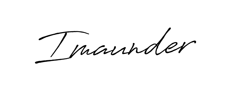 Once you've used our free online signature maker to create your best signature Antro_Vectra_Bolder style, it's time to enjoy all of the benefits that Imaunder name signing documents. Imaunder signature style 7 images and pictures png