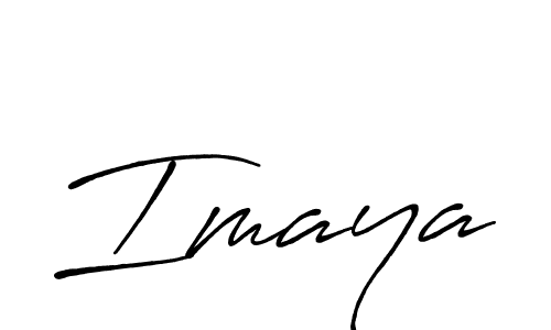 How to make Imaya name signature. Use Antro_Vectra_Bolder style for creating short signs online. This is the latest handwritten sign. Imaya signature style 7 images and pictures png