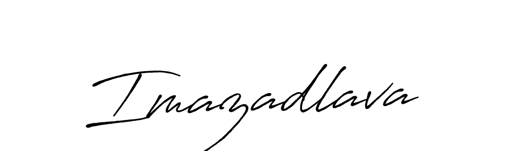 Design your own signature with our free online signature maker. With this signature software, you can create a handwritten (Antro_Vectra_Bolder) signature for name Imazadlava. Imazadlava signature style 7 images and pictures png