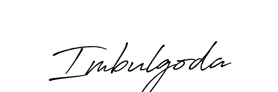 Imbulgoda stylish signature style. Best Handwritten Sign (Antro_Vectra_Bolder) for my name. Handwritten Signature Collection Ideas for my name Imbulgoda. Imbulgoda signature style 7 images and pictures png