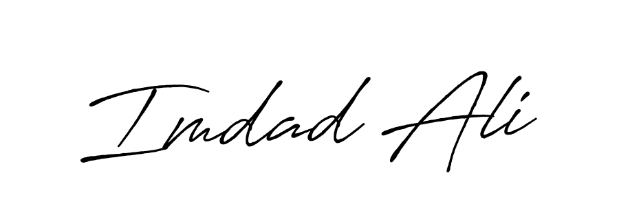 Make a beautiful signature design for name Imdad Ali. Use this online signature maker to create a handwritten signature for free. Imdad Ali signature style 7 images and pictures png