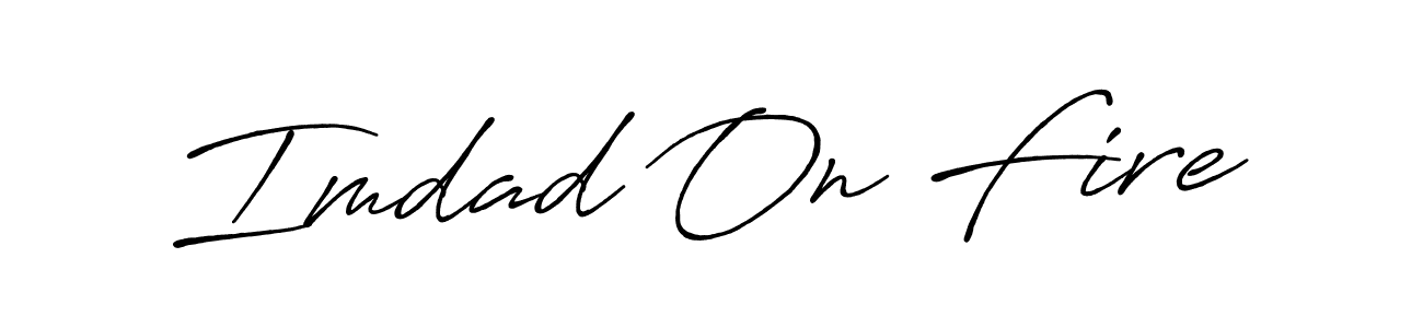 The best way (Antro_Vectra_Bolder) to make a short signature is to pick only two or three words in your name. The name Imdad On Fire include a total of six letters. For converting this name. Imdad On Fire signature style 7 images and pictures png