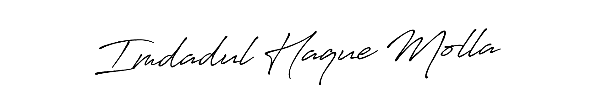 Imdadul Haque Molla stylish signature style. Best Handwritten Sign (Antro_Vectra_Bolder) for my name. Handwritten Signature Collection Ideas for my name Imdadul Haque Molla. Imdadul Haque Molla signature style 7 images and pictures png