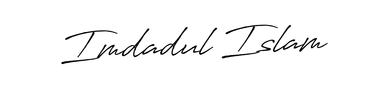 Also we have Imdadul Islam name is the best signature style. Create professional handwritten signature collection using Antro_Vectra_Bolder autograph style. Imdadul Islam signature style 7 images and pictures png
