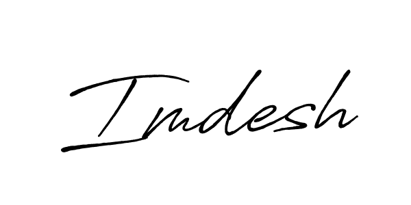 How to Draw Imdesh signature style? Antro_Vectra_Bolder is a latest design signature styles for name Imdesh. Imdesh signature style 7 images and pictures png