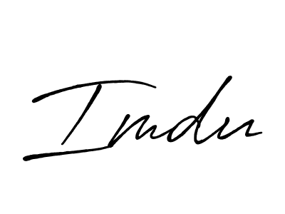 It looks lik you need a new signature style for name Imdu. Design unique handwritten (Antro_Vectra_Bolder) signature with our free signature maker in just a few clicks. Imdu signature style 7 images and pictures png