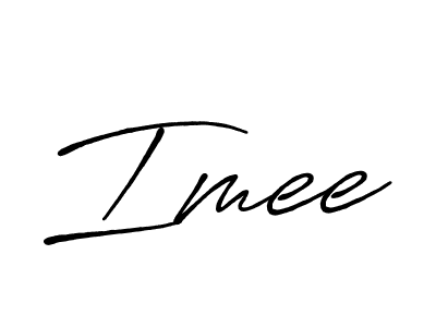 You should practise on your own different ways (Antro_Vectra_Bolder) to write your name (Imee) in signature. don't let someone else do it for you. Imee signature style 7 images and pictures png