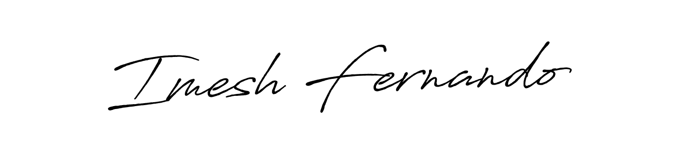 It looks lik you need a new signature style for name Imesh Fernando. Design unique handwritten (Antro_Vectra_Bolder) signature with our free signature maker in just a few clicks. Imesh Fernando signature style 7 images and pictures png