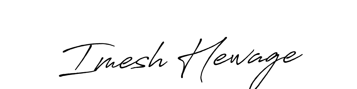 Also You can easily find your signature by using the search form. We will create Imesh Hewage name handwritten signature images for you free of cost using Antro_Vectra_Bolder sign style. Imesh Hewage signature style 7 images and pictures png