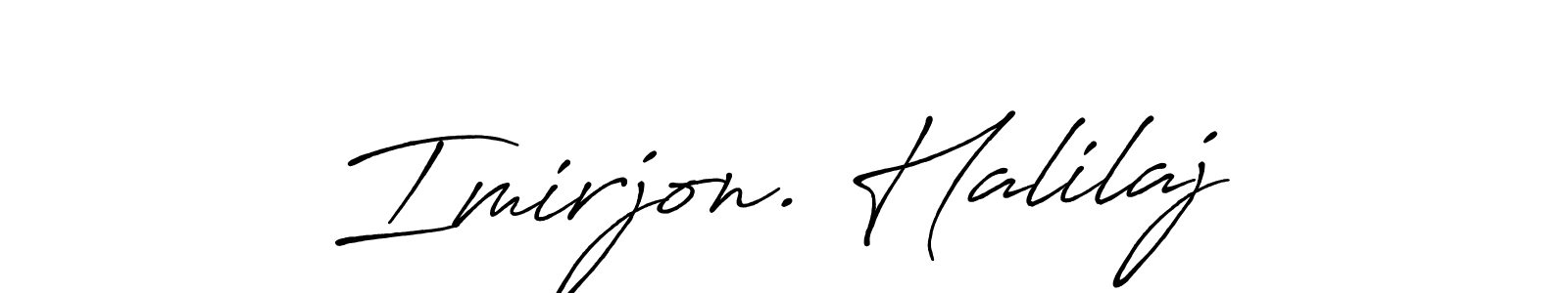 It looks lik you need a new signature style for name Imirjon. Halilaj. Design unique handwritten (Antro_Vectra_Bolder) signature with our free signature maker in just a few clicks. Imirjon. Halilaj signature style 7 images and pictures png