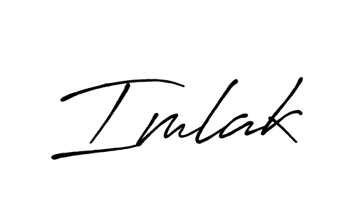 How to make Imlak name signature. Use Antro_Vectra_Bolder style for creating short signs online. This is the latest handwritten sign. Imlak signature style 7 images and pictures png