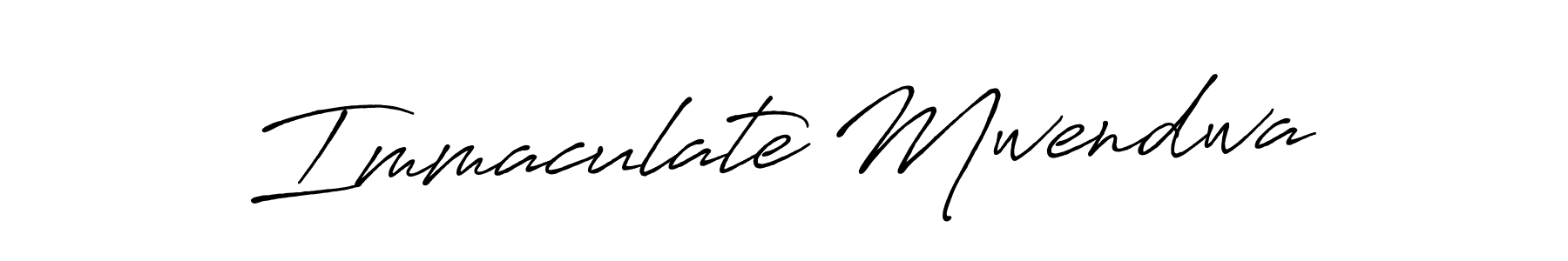 Use a signature maker to create a handwritten signature online. With this signature software, you can design (Antro_Vectra_Bolder) your own signature for name Immaculate Mwendwa. Immaculate Mwendwa signature style 7 images and pictures png