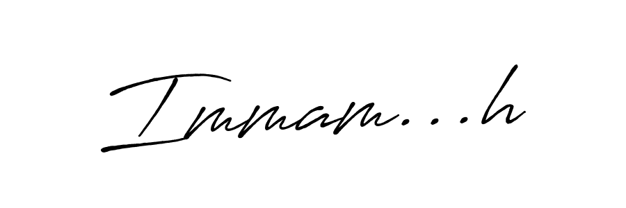 if you are searching for the best signature style for your name Immam...h. so please give up your signature search. here we have designed multiple signature styles  using Antro_Vectra_Bolder. Immam...h signature style 7 images and pictures png