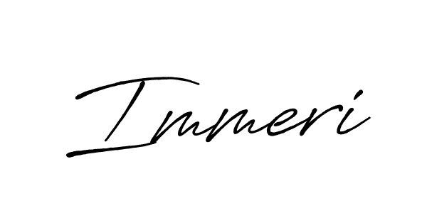 You can use this online signature creator to create a handwritten signature for the name Immeri. This is the best online autograph maker. Immeri signature style 7 images and pictures png
