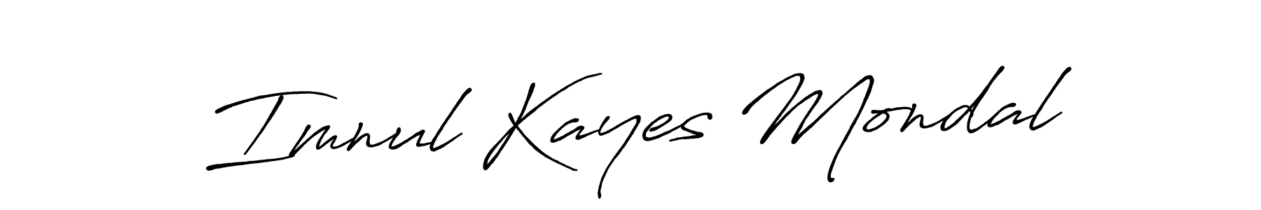 Similarly Antro_Vectra_Bolder is the best handwritten signature design. Signature creator online .You can use it as an online autograph creator for name Imnul Kayes Mondal. Imnul Kayes Mondal signature style 7 images and pictures png