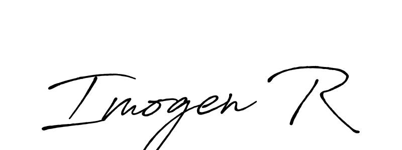 It looks lik you need a new signature style for name Imogen R. Design unique handwritten (Antro_Vectra_Bolder) signature with our free signature maker in just a few clicks. Imogen R signature style 7 images and pictures png