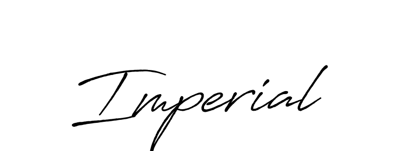 Imperial stylish signature style. Best Handwritten Sign (Antro_Vectra_Bolder) for my name. Handwritten Signature Collection Ideas for my name Imperial. Imperial signature style 7 images and pictures png