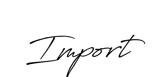 Also You can easily find your signature by using the search form. We will create Import name handwritten signature images for you free of cost using Antro_Vectra_Bolder sign style. Import signature style 7 images and pictures png