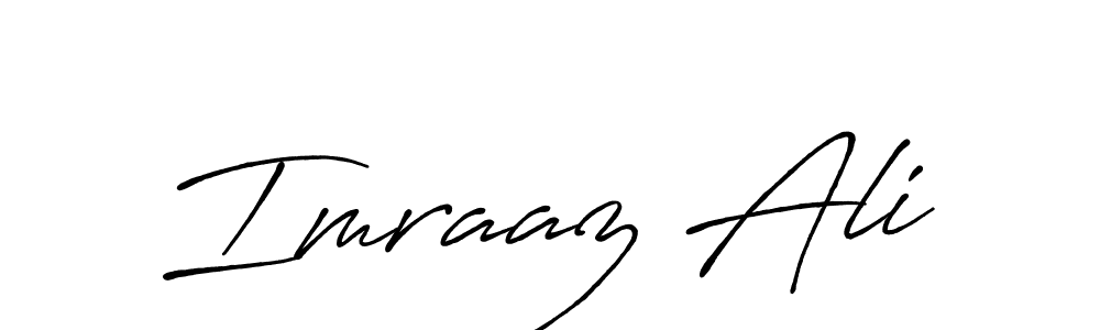 It looks lik you need a new signature style for name Imraaz Ali. Design unique handwritten (Antro_Vectra_Bolder) signature with our free signature maker in just a few clicks. Imraaz Ali signature style 7 images and pictures png