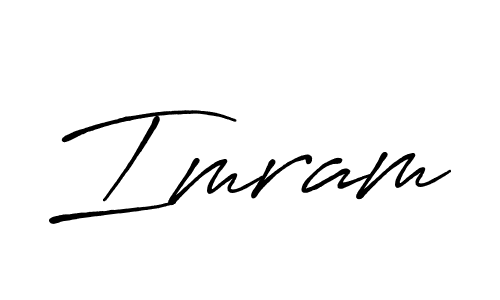 Imram stylish signature style. Best Handwritten Sign (Antro_Vectra_Bolder) for my name. Handwritten Signature Collection Ideas for my name Imram. Imram signature style 7 images and pictures png