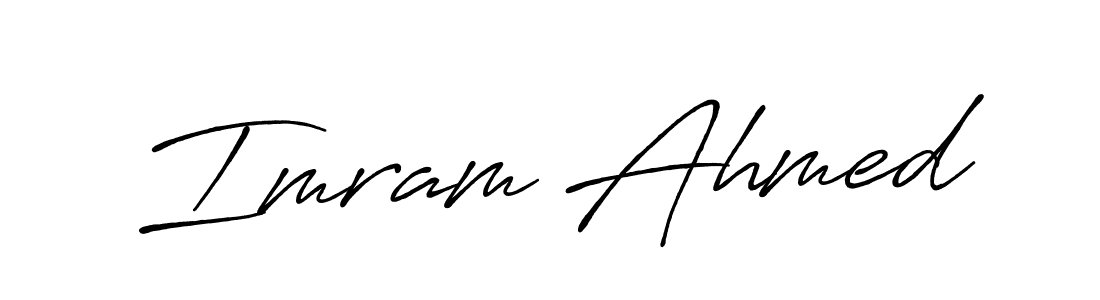 This is the best signature style for the Imram Ahmed name. Also you like these signature font (Antro_Vectra_Bolder). Mix name signature. Imram Ahmed signature style 7 images and pictures png