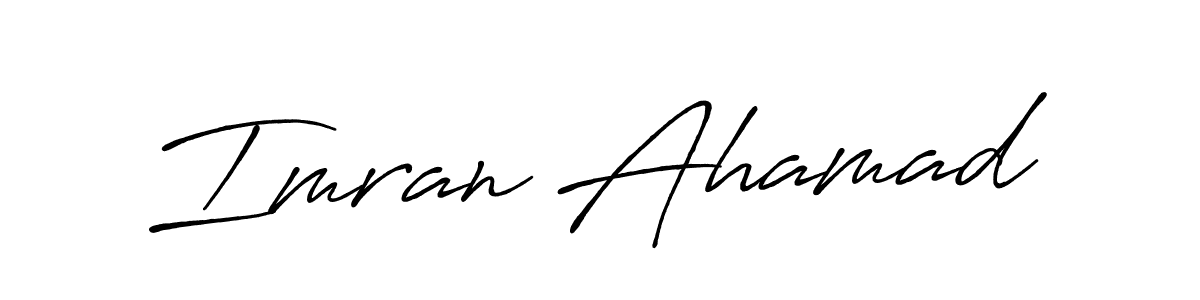 Make a beautiful signature design for name Imran Ahamad. Use this online signature maker to create a handwritten signature for free. Imran Ahamad signature style 7 images and pictures png