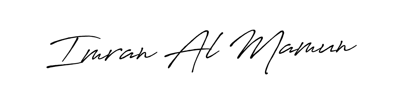 Use a signature maker to create a handwritten signature online. With this signature software, you can design (Antro_Vectra_Bolder) your own signature for name Imran Al Mamun. Imran Al Mamun signature style 7 images and pictures png