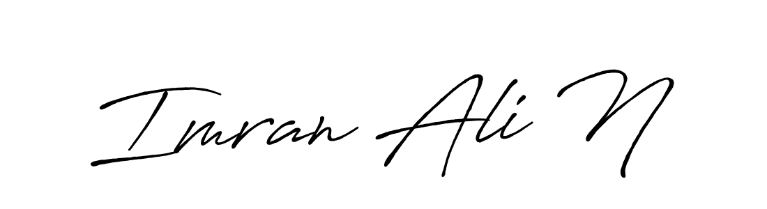 Also You can easily find your signature by using the search form. We will create Imran Ali N name handwritten signature images for you free of cost using Antro_Vectra_Bolder sign style. Imran Ali N signature style 7 images and pictures png