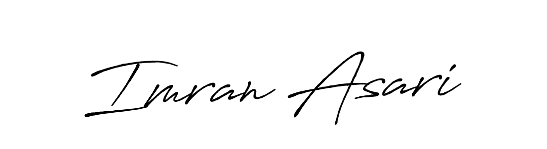 Make a short Imran Asari signature style. Manage your documents anywhere anytime using Antro_Vectra_Bolder. Create and add eSignatures, submit forms, share and send files easily. Imran Asari signature style 7 images and pictures png