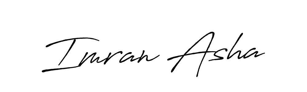 The best way (Antro_Vectra_Bolder) to make a short signature is to pick only two or three words in your name. The name Imran Asha include a total of six letters. For converting this name. Imran Asha signature style 7 images and pictures png