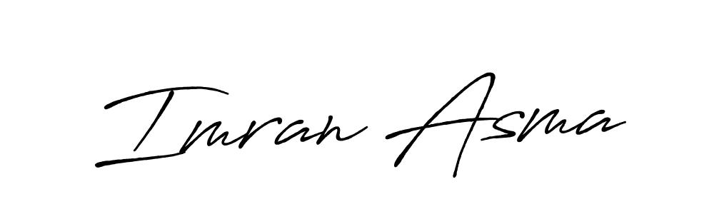 This is the best signature style for the Imran Asma name. Also you like these signature font (Antro_Vectra_Bolder). Mix name signature. Imran Asma signature style 7 images and pictures png