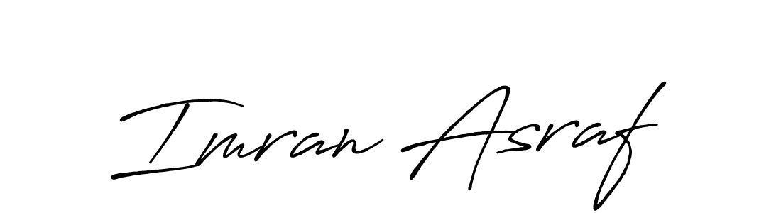 Imran Asraf stylish signature style. Best Handwritten Sign (Antro_Vectra_Bolder) for my name. Handwritten Signature Collection Ideas for my name Imran Asraf. Imran Asraf signature style 7 images and pictures png