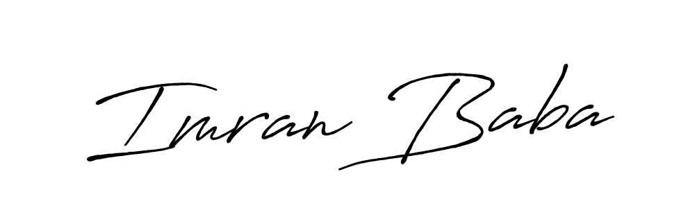 Make a short Imran Baba signature style. Manage your documents anywhere anytime using Antro_Vectra_Bolder. Create and add eSignatures, submit forms, share and send files easily. Imran Baba signature style 7 images and pictures png