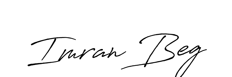 It looks lik you need a new signature style for name Imran Beg. Design unique handwritten (Antro_Vectra_Bolder) signature with our free signature maker in just a few clicks. Imran Beg signature style 7 images and pictures png