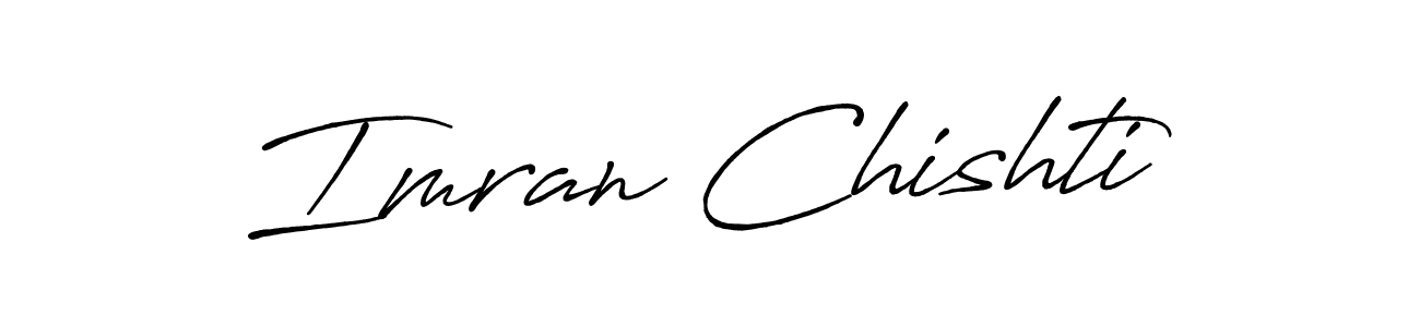 Use a signature maker to create a handwritten signature online. With this signature software, you can design (Antro_Vectra_Bolder) your own signature for name Imran Chishti. Imran Chishti signature style 7 images and pictures png