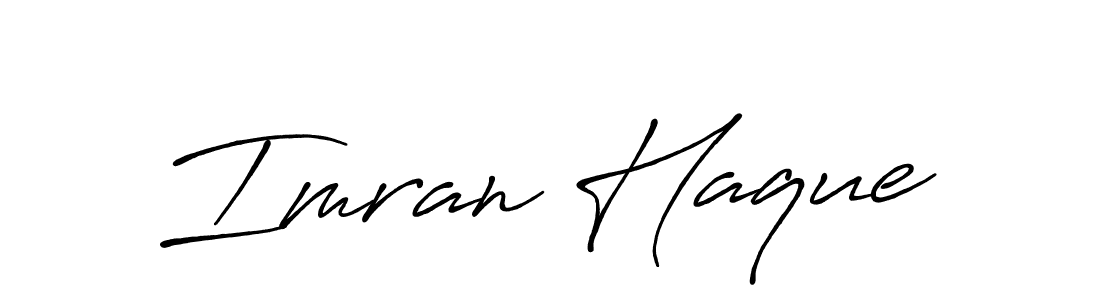 Also You can easily find your signature by using the search form. We will create Imran Haque name handwritten signature images for you free of cost using Antro_Vectra_Bolder sign style. Imran Haque signature style 7 images and pictures png