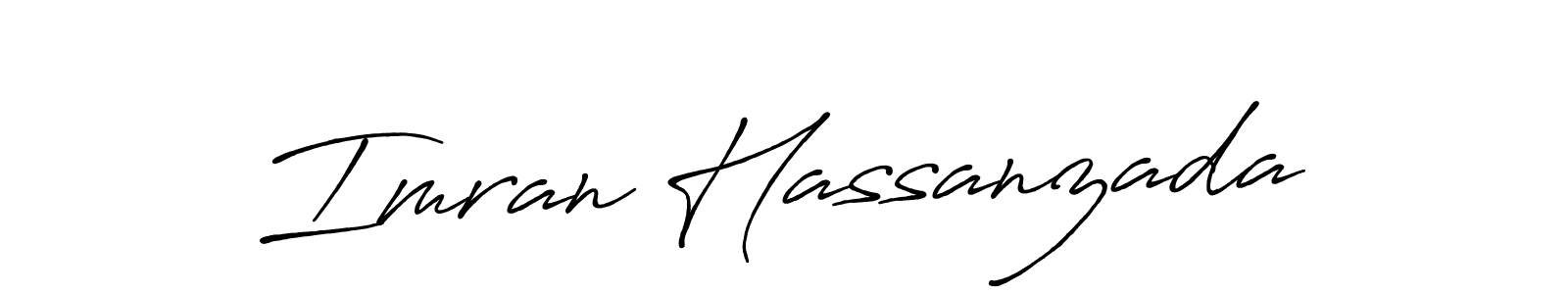 Also You can easily find your signature by using the search form. We will create Imran Hassanzada name handwritten signature images for you free of cost using Antro_Vectra_Bolder sign style. Imran Hassanzada signature style 7 images and pictures png