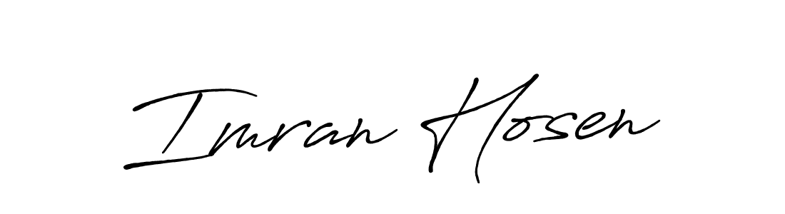 You should practise on your own different ways (Antro_Vectra_Bolder) to write your name (Imran Hosen) in signature. don't let someone else do it for you. Imran Hosen signature style 7 images and pictures png