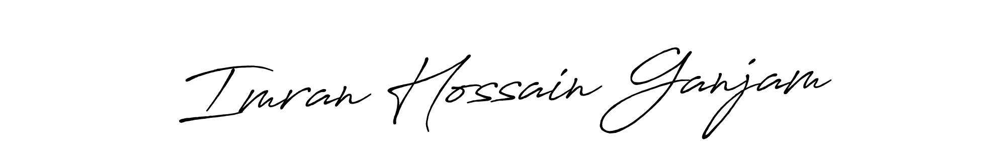 Design your own signature with our free online signature maker. With this signature software, you can create a handwritten (Antro_Vectra_Bolder) signature for name Imran Hossain Ganjam. Imran Hossain Ganjam signature style 7 images and pictures png