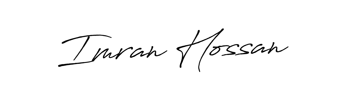 It looks lik you need a new signature style for name Imran Hossan. Design unique handwritten (Antro_Vectra_Bolder) signature with our free signature maker in just a few clicks. Imran Hossan signature style 7 images and pictures png