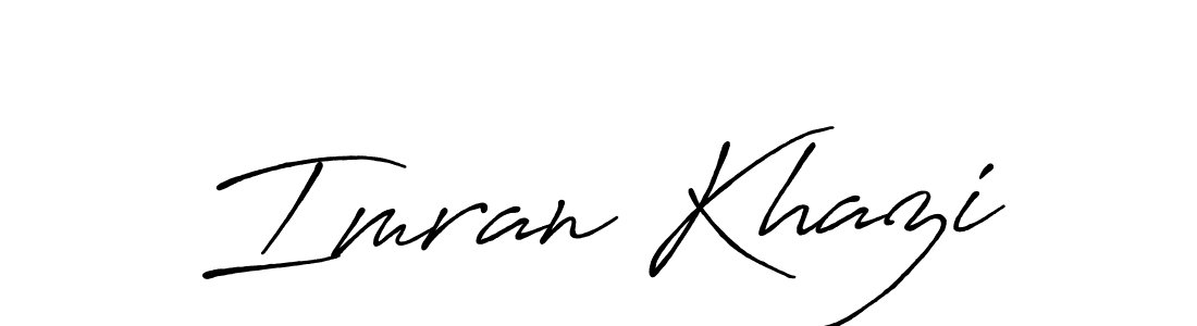 if you are searching for the best signature style for your name Imran Khazi. so please give up your signature search. here we have designed multiple signature styles  using Antro_Vectra_Bolder. Imran Khazi signature style 7 images and pictures png