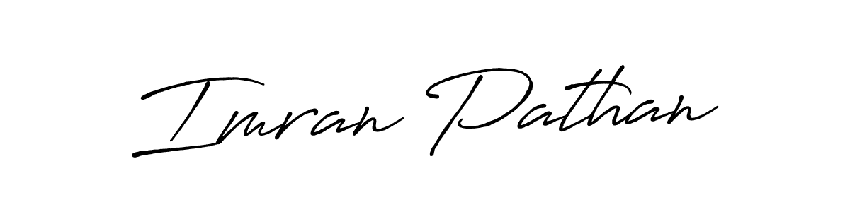 Also You can easily find your signature by using the search form. We will create Imran Pathan name handwritten signature images for you free of cost using Antro_Vectra_Bolder sign style. Imran Pathan signature style 7 images and pictures png