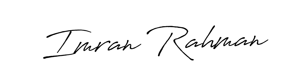 How to Draw Imran Rahman signature style? Antro_Vectra_Bolder is a latest design signature styles for name Imran Rahman. Imran Rahman signature style 7 images and pictures png