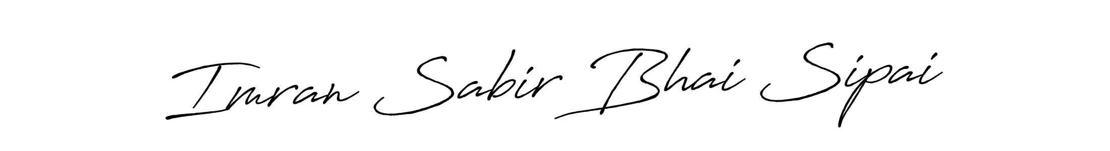 Imran Sabir Bhai Sipai stylish signature style. Best Handwritten Sign (Antro_Vectra_Bolder) for my name. Handwritten Signature Collection Ideas for my name Imran Sabir Bhai Sipai. Imran Sabir Bhai Sipai signature style 7 images and pictures png