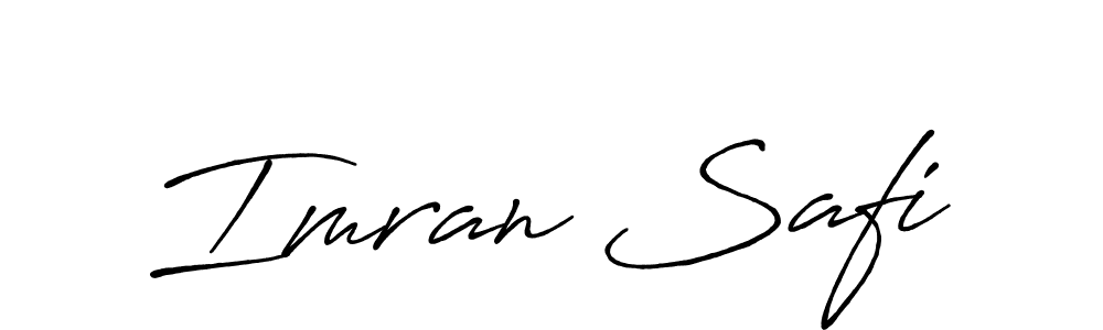 Similarly Antro_Vectra_Bolder is the best handwritten signature design. Signature creator online .You can use it as an online autograph creator for name Imran Safi. Imran Safi signature style 7 images and pictures png