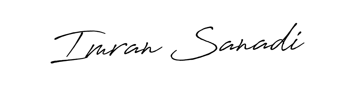 Antro_Vectra_Bolder is a professional signature style that is perfect for those who want to add a touch of class to their signature. It is also a great choice for those who want to make their signature more unique. Get Imran Sanadi name to fancy signature for free. Imran Sanadi signature style 7 images and pictures png