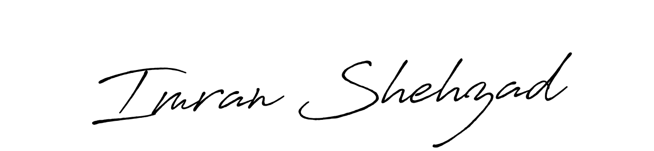 Use a signature maker to create a handwritten signature online. With this signature software, you can design (Antro_Vectra_Bolder) your own signature for name Imran Shehzad. Imran Shehzad signature style 7 images and pictures png