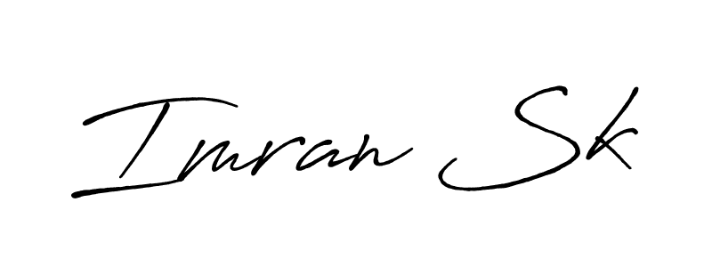 How to Draw Imran Sk signature style? Antro_Vectra_Bolder is a latest design signature styles for name Imran Sk. Imran Sk signature style 7 images and pictures png