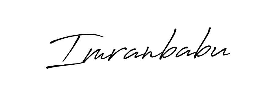 Design your own signature with our free online signature maker. With this signature software, you can create a handwritten (Antro_Vectra_Bolder) signature for name Imranbabu. Imranbabu signature style 7 images and pictures png